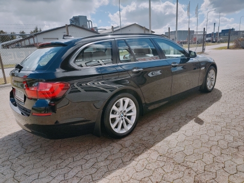 Sort BMW stationcar behandlet med keramisk coating for ekstra glans og lakbeskyttelse